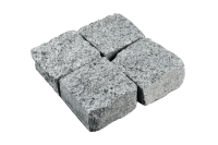 Гранитная брусчатка Камбулатовская, карандаш 100х100 мм на дорожке | Купить гранитную брусчатку в Санкт-Петербурге | Мощение, ландшафтный дизайн