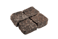 Гранитная брусчатка Дымовская, колотая 100х100 мм на дорожке | Купить гранитную брусчатку в Санкт-Петербурге | Мощение, ландшафтный дизайн