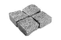 Гранитная брусчатка Камбулатовская, колотая 100х100 мм на дорожке | Купить гранитную брусчатку в Санкт-Петербурге | Мощение, ландшафтный дизайн