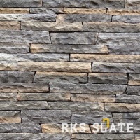 Натуральный камень для фасада RKS SLATE Sagar Multi Sandstone Strips