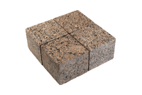 Гранитная брусчатка Ала-Носкуа, пиленая 100х100 мм на дорожке | Купить гранитную брусчатку в Санкт-Петербурге | Мощение, ландшафтный дизайн