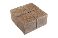 Гранитная брусчатка Куртинская, пиленая 100х100 мм на дорожке | Купить гранитную брусчатку в Санкт-Петербурге | Мощение, ландшафтный дизайн