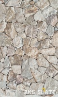 Облицовочный камень для фасада RKS SLATE Sugar Marble Loose