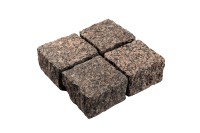 Гранитная брусчатка Дымовская, француженка 100х100 мм на дорожке | Купить гранитную брусчатку в Санкт-Петербурге | Мощение, ландшафтный дизайн