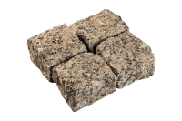 Гранитная брусчатка Жалгыз, колотая 100х100 мм на дорожке | Купить гранитную брусчатку в Санкт-Петербурге | Мощение, ландшафтный дизайн