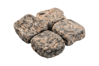 Гранитная брусчатка Ладожская, галтованная 100х100 мм на дорожке | Купить гранитную брусчатку в Санкт-Петербурге | Мощение, ландшафтный дизайн