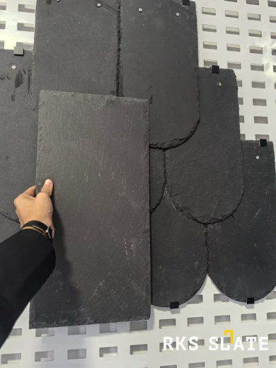 Кровельный сланец Charcoal 400x200 мм — угольная черепица для крыши в Санкт-Петербурге