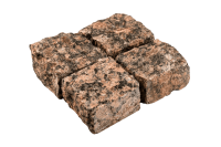 Гранитная брусчатка Южно-Султаевская, карандаш 100х100 мм на дорожке | Купить гранитную брусчатку в Санкт-Петербурге | Мощение, ландшафтный дизайн