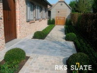 RKS Slate Sandstone Belgian Grey 200х100 мм. Прочная тротуарная плитка и плитка для пола из натурального песчаника. Лучшая цена на плитку из камня песчаник