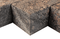 Гранитная брусчатка Дымовская, пиленая 100х200 мм на дорожке | Купить гранитную брусчатку в Санкт-Петербурге | Мощение, ландшафтный дизайн